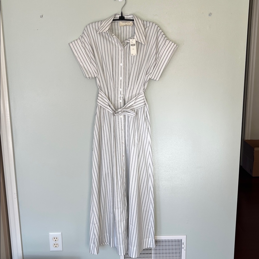 THE TOBIE SHIRT DRESS BY EXQUISE: DOUBLE BUCKLE EDITION - Picture 4 of 9